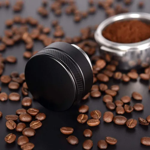 Miniatura 7 de Santo Herramienta de distribución/nivelador de espresso de 2.283 in, distribuidor de palma ajustable con 3 pendientes anguladas, compatible