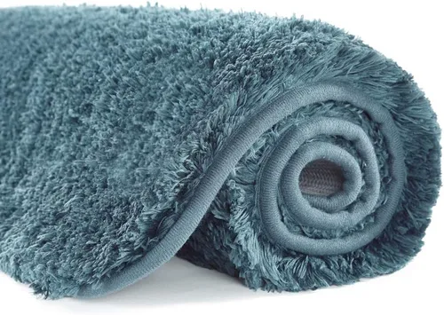 Miniatura 56 de Suchtale - Alfombra de baño antideslizante, tapete de baño de microfibra suave, absorbente de agua, peluda, lavable a máquina, para regadera, 16 x