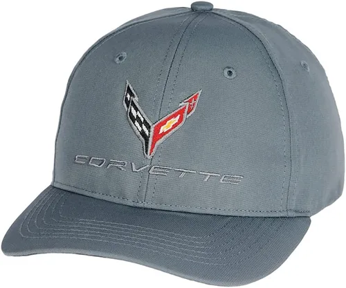 Miniatura 5 de C8 Corvette Performance - Gorra de microfibra StayDri de próxima generación, con licencia oficial de GM (negro)