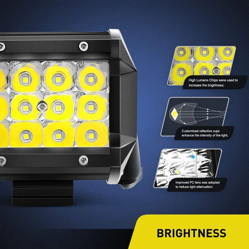 Miniatura 4 de Nilight luz antiniebla. Barra de luces ledes para manejo todoterreno