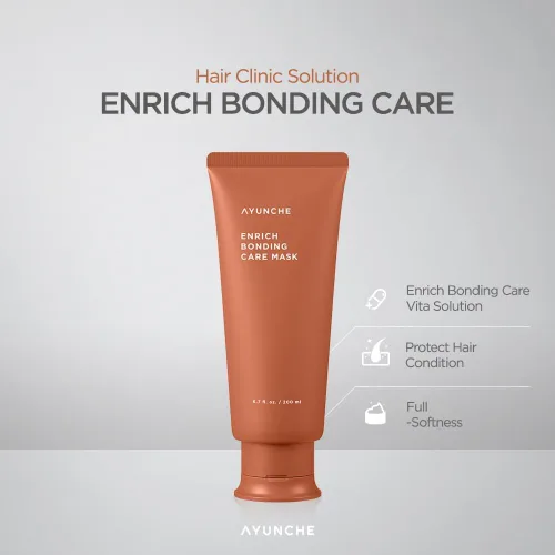 Miniatura 3 de AYUNCHE Enrich Bonding - Mascarilla capilar de 6.7 onzas líquidas, reparación intensiva de la unión, mejora la humedad profunda y la elasticidad
