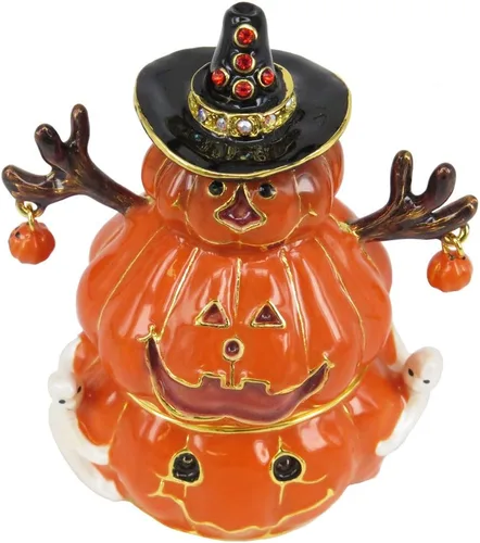 Miniatura 3 de Caja de baratijas con joyas de calabaza de Halloween