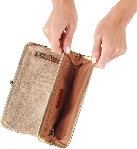 Miniatura 20 de HOBO Cartera de mano de cuero Lauren para mujer