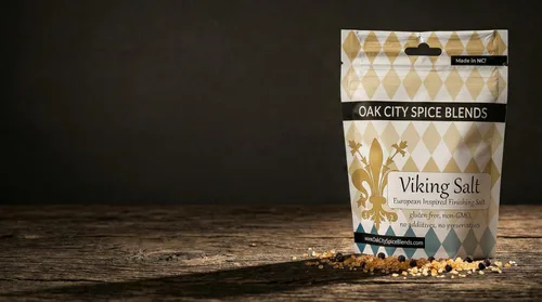 Miniatura 4 de Mezcla de condimentos de sal vikinga, bolsa de 4 onzas, espolvorea sobre TODO. Fácil de usar. Oak City Spice Blends
