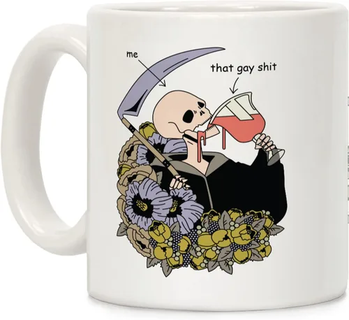 Miniatura 57 de LookHUMAN Taza de Café de Halloween – Halloween Is Meowgical Tazas, Taza de Café Espeluznante Idea de Regalos de Taza, 15 Onzas 10-Blanco