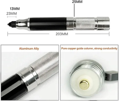Miniatura 3 de Bolígrafo de grabado, kit de herramientas de grabado eléctrico portátil, máquina grabadora recargable para metal, vidrio, madera, cuero, joyería