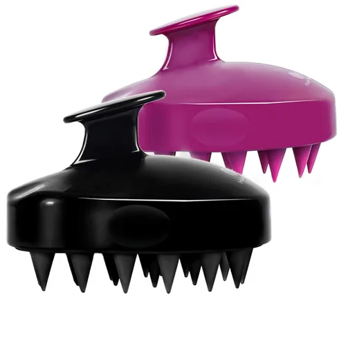 Miniatura 3 de HEETA Masajeador de cuero cabelludo para el crecimiento del cabello, cerdas de silicona suaves para eliminar la caspa y aliviar la picazón