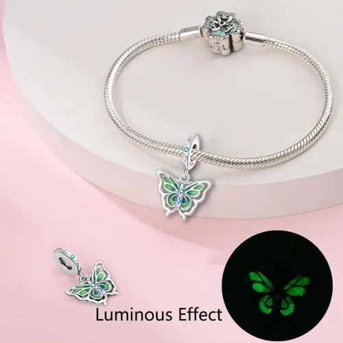 Miniatura 27 de LNQOBU Happy Life - Colgante para pulseras de abalorios, plata de ley 925 para mujer (con un espaciador de cuentas)