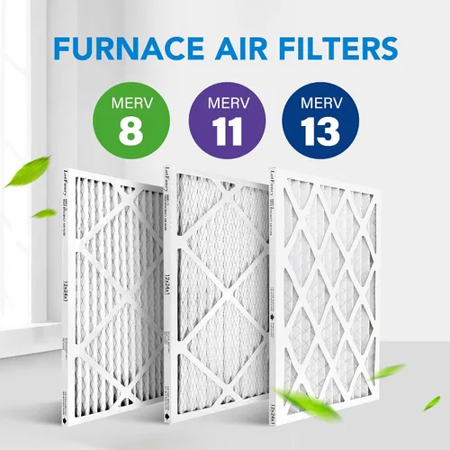 Miniatura 8 de LotFancy Filtro de aire MERV 8 de 12 x 24 x 1, paquete de 4 unidades, tamaño real: 11.75 x 23.75 x 0.75 pulgadas, reemplazo plisado para horno