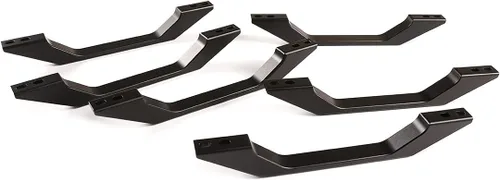 Miniatura 7 de Aleación de aluminio para Land Rover Defender 90 110 130 2004-2018 Accesorios Car Roof Grab Handles Piezas de repuesto (negro)