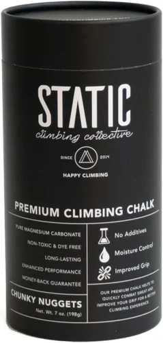 STATIC Climbing - Tiza de 7 onzas para escalada, levantamiento de pesas, gimnasio, crossfit y gimnasia