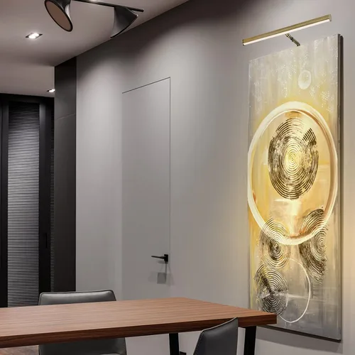 Miniatura 6 de Ciata Luz de imagen de 14 pulgadas con LED integrado, 3000 K blanco cálido, 4 W (40 W equivalente), luz de exhibición de obras de arte de metal