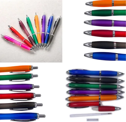 Miniatura 3 de Personalized Ballpoint Pens with Name for Events, Pink, 50 Pcs Custom Promotional Logo, Customized for Church, Wedding, Business, Reunion, Bank