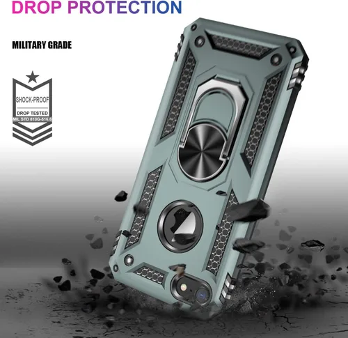 Miniatura 240 de Jeylly Funda para iPhone SE/Funda para iPhone 5S, Exterior de Plástico Duro que Absorbe Golpes + Interior de Silicona de Goma Defensor contra