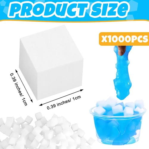Miniatura 2 de Junkin 400 dijes de cubos de gelatina para niños y niñas, manualidades artísticas de bricolaje