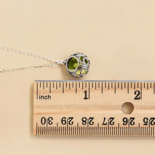 Miniatura 56 de Bottled Up Designs Handmade Vintage Lace Necklace, Recycled Vintage Bottle Glass, Sterling Silver, Eco Friendly, Made in USA, Birthday Gifts