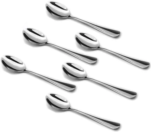 Miniatura 3 de Cucharas de café Demitasse de 10 piezas, mini cucharas de café de acero inoxidable de 4.5 pulgadas