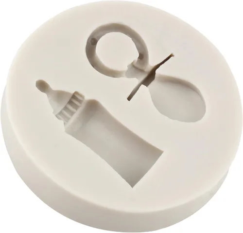 Miniatura 9 de Moldes de silicona para biberones para chupete de caramelo, para baby shower, decoración de pasteles, decoración de cupcakes, fondant, pasta de goma