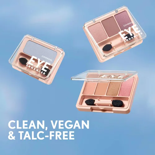 Miniatura 7 de COVERGIRL - Sombra de ojos Eye Enhancers 1-Kit, fórmula sedosa y transparente, aplicador de doble extremo, 100% libre de crueldad animal Azul