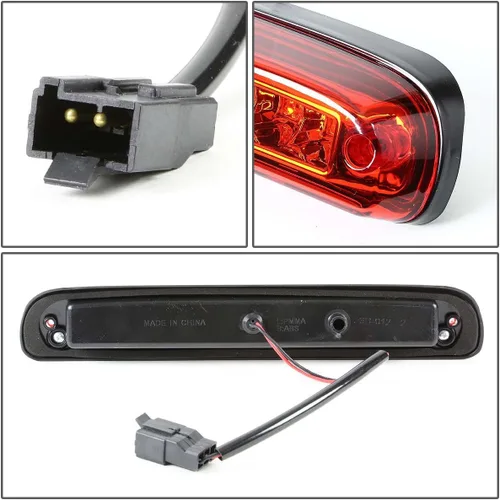 Miniatura 4 de DNA MOTORING 3BL-FRAN93-LED-RD Luz de Freno LED de Montaje Alto de Tercer Nivel con Lente Roja