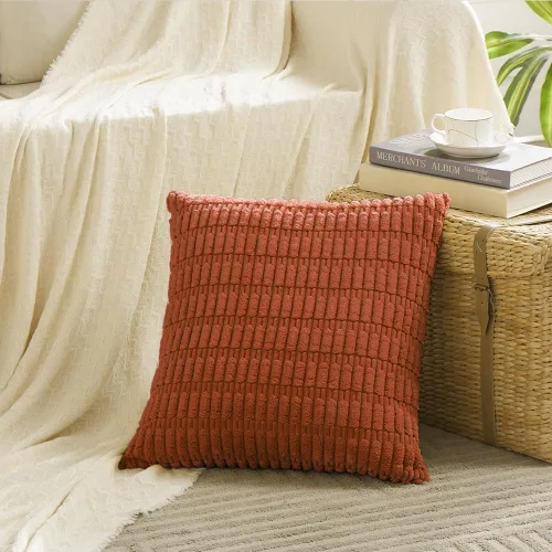 Miniatura 70 de Fancy Homi - Paquete de 2 fundas de almohada decorativas de color taupe de 22 x 22 pulgadas para sala de estar, sofá, cama, estilo rústico, bohemio