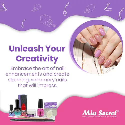 Miniatura 3 de Mia Secret Formagel Builder Gel Kit CONTIENE: preparación de uñas, recubrimientos superiores, gel constructor, limas de uñas (kit transparente)