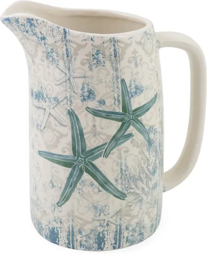 Miniatura 2 de Boston International Jarra de cerámica para bebidas, 5 tazas, girasoles coloridos
