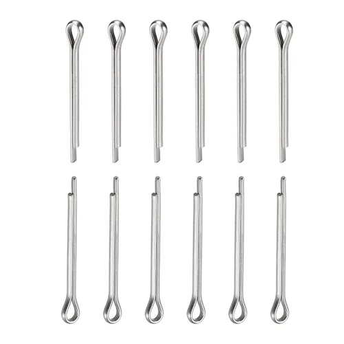 Miniatura 9 de DTGN Pasadores de clip de chaveta de 0.039 in x 0.394 in (DXL), paquete de 30 - Bueno para maquinaria - Sujetadores de horquilla de acero inoxidable