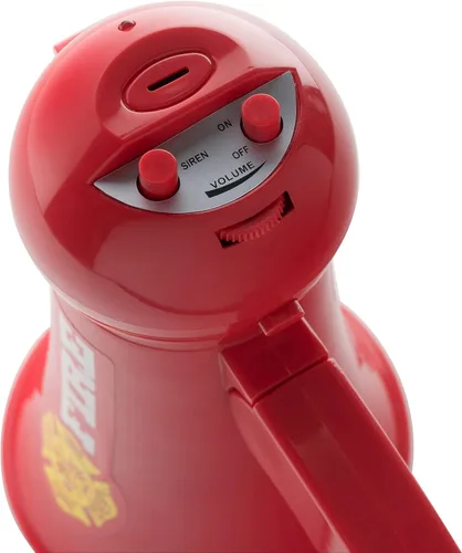 Miniatura 3 de Megáfono de bomberos de juguete para niños con sonido de sirena Micrófono de juguete manual