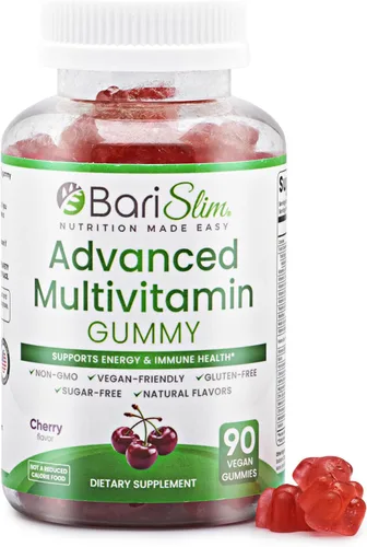 Miniatura 10 de BariSlim Gomitas multivitamínicas bariátricas avanzadas, vitaminas bariátricas especialmente formuladas para pacientes después de una cirugía
