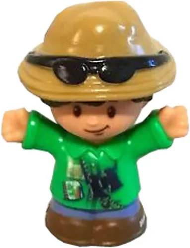 Pieza de repuesto para Safari Playset – Fisher-Price Little People Share and Care Safari FHF35 – Incluye 1 figura de Zookeeper