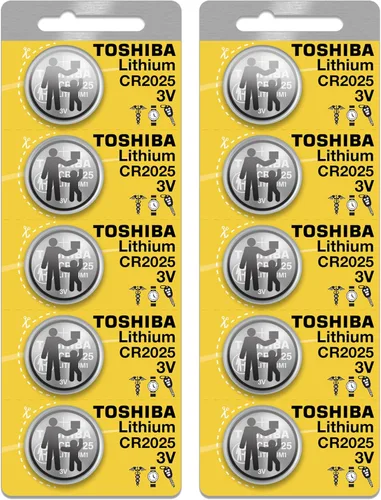 Miniatura 12 de Toshiba CR2025 Batería de moneda de litio de 3 voltios (500 baterías)