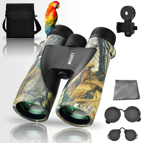 Miniatura 8 de LUXUN Prismáticos de 15 x 56 para adultos de alta potencia con sistema óptico HD, prisma BAK4 y revestimiento FMC, binoculares impermeables