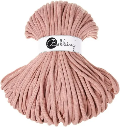 Miniatura 23 de Bobbiny - Cordón trenzado jumbo de 9 mm para macramé (color rojo vino), 108 yardas/330 pies