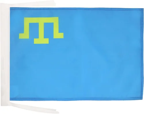 Miniatura 1318 de Bandera de México AZ FLAG, 45.7 x 30.5 cm, con cordones - Pequeñas banderas mexicanas de 30 x 45 cm - Bandera de 45.7 x 30.5 cm