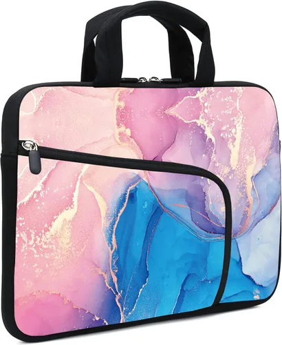 Miniatura 14 de Funda para portátil de 11.6" 12.2 pulgadas para Chromebook, Ultrabook, portátil, tableta de neopreno con asa para hombres y mujeres, dos bolsillos