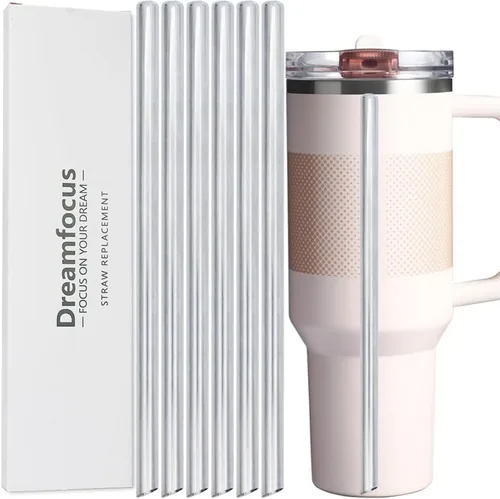 Miniatura 8 de Dreamfocus Stanley Quencher ProTour - Vaso de repuesto de acero inoxidable para popote de 14 onzas