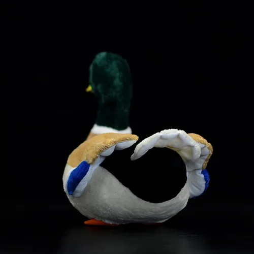 Miniatura 6 de lilizzhoumax Animal de peluche de pato real, peluche súper suave, juguetes para niños, juguetes para niñas, regalo para niños, almohada de pato