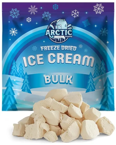 Miniatura 84 de Arctic Farms Trozos de Helado Liofilizado a Granel - No se Derrite (Mantequilla de Maní) (1 libra)