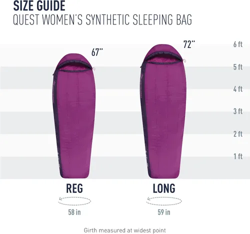 Miniatura 8 de Sea to Summit Quest - Saco de dormir sintético para mujer