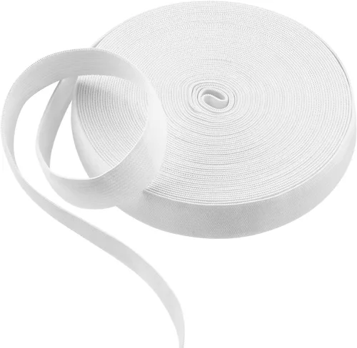 Miniatura 7 de Banda elástica de costura, 3/4 pulgadas de ancho, banda elástica de punto de alta elasticidad para coser cinturas, pantalones, ropa y manualidades