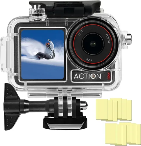 Miniatura 11 de BO&DQQ Carcasa Subacuática Impermeable Compatible con DJI Osmo Action 5 Pro/Action 4/Action 3, Funda de Cubierta de Buceo de 50 m/164 pies con Kit