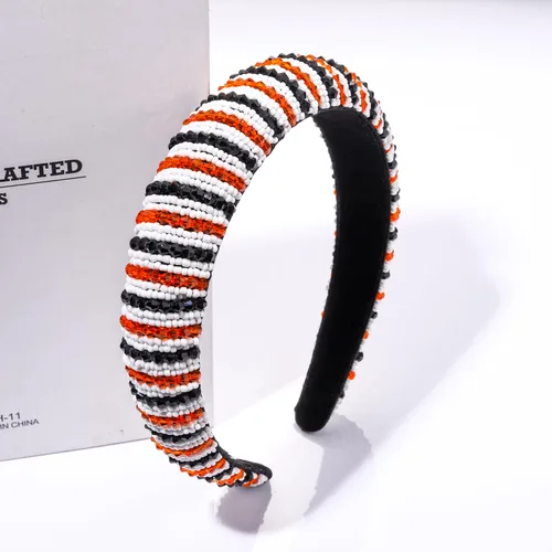 Miniatura 11 de Diadema con cuentas de poni, diadema de Raninbow, cinco de mayo, cinco de mayo, disfraz de fiesta, accesorio para el cabello, con cuentas de arco