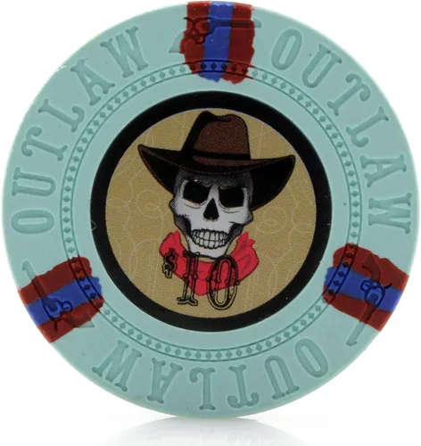 Miniatura 6 de Versa Games Fichas de póquer Outlaw Clay en 0.46 oz - Paquete de 50 (colores a elegir)