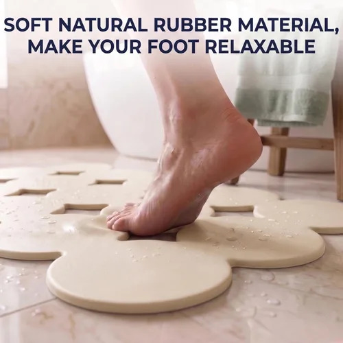 Miniatura 3 de Webos Tapete Antideslizante Patentado para Bañera Tapetes de Ducha y Baño con Ventosas Fuertes Goma Natural Suave Resistente Agarre Superior