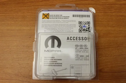 Miniatura 8 de Jeep Grand Cherokee Dodge Durango Ram Pickup Wheel Lock Kit Mopar OEM