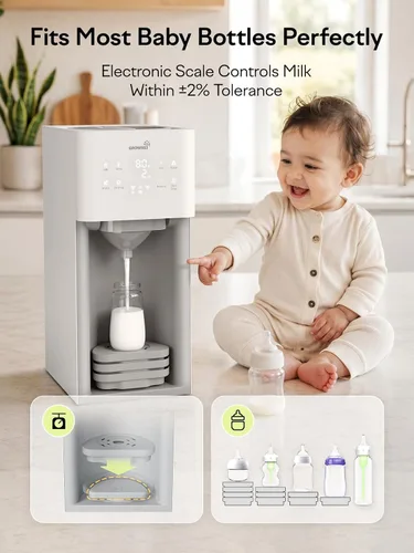 Miniatura 8 de GROWNSY Fabricante de fórmula para bebés, dispensador automático de fórmula ultra preciso, mezclador de fórmula con preparación instantánea