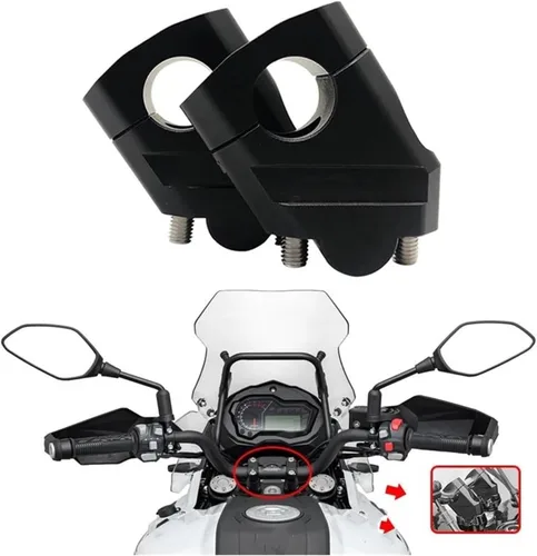 Miniatura 6 de Barra elevadora de manillar para B&enelli TRK502 TRK520X para TRK 502X para TRK 502 X para TRK 502 2020 2021 Manillar de motocicleta Montaje