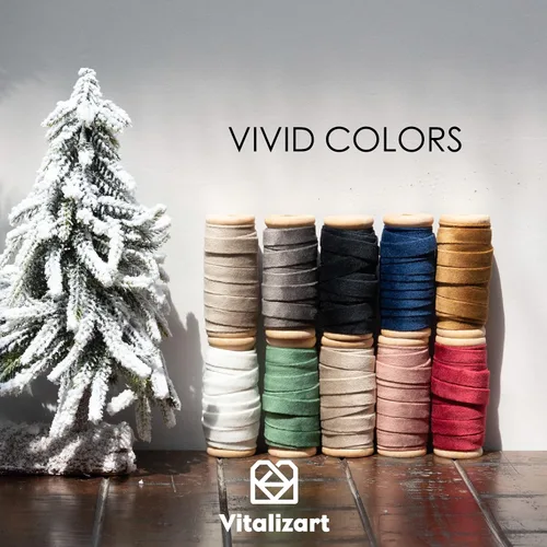 Miniatura 6 de Vitalizart Juego de cintas de terciopelo color camello de 3/8 pulgadas x 15 yardas, carrete de madera, ribete de tela, 3 rollos x 5 yardas
