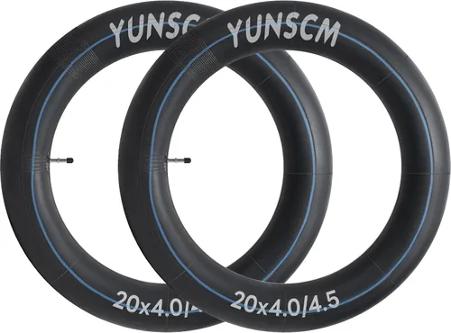 Miniatura 5 de 2 tubos para neumáticos de bicicleta eléctrica de 20 x 4, 20 x 4.5, válvula Scharder TR4A-40L (102/114-406), tubos interiores compatibles con tubos